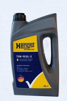 Масло трансмиссионное HENGST / 75W-90 GL-5 / 5L