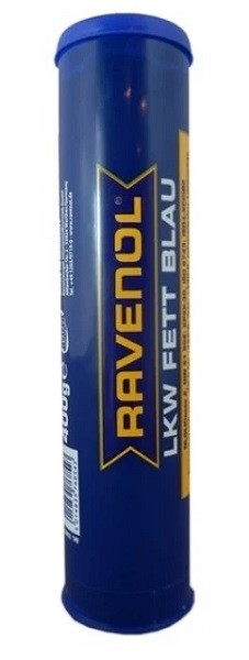 Смазка RAVENOL LKW FETT BLAU - 0.4kg = 400 g Kartusche (VE 24 Stuck) 1340117-400-04-999